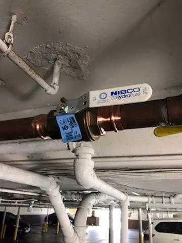 Copper pipe repair and valve work for Backflow Testing in Orient